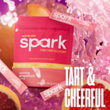 AdvoCare Spark comparación de tamaño del sobre con mano, tamaño práctico