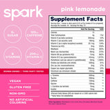 AdvoCare Spark detalle del polvo en stick ilustrando textura y solubilidad