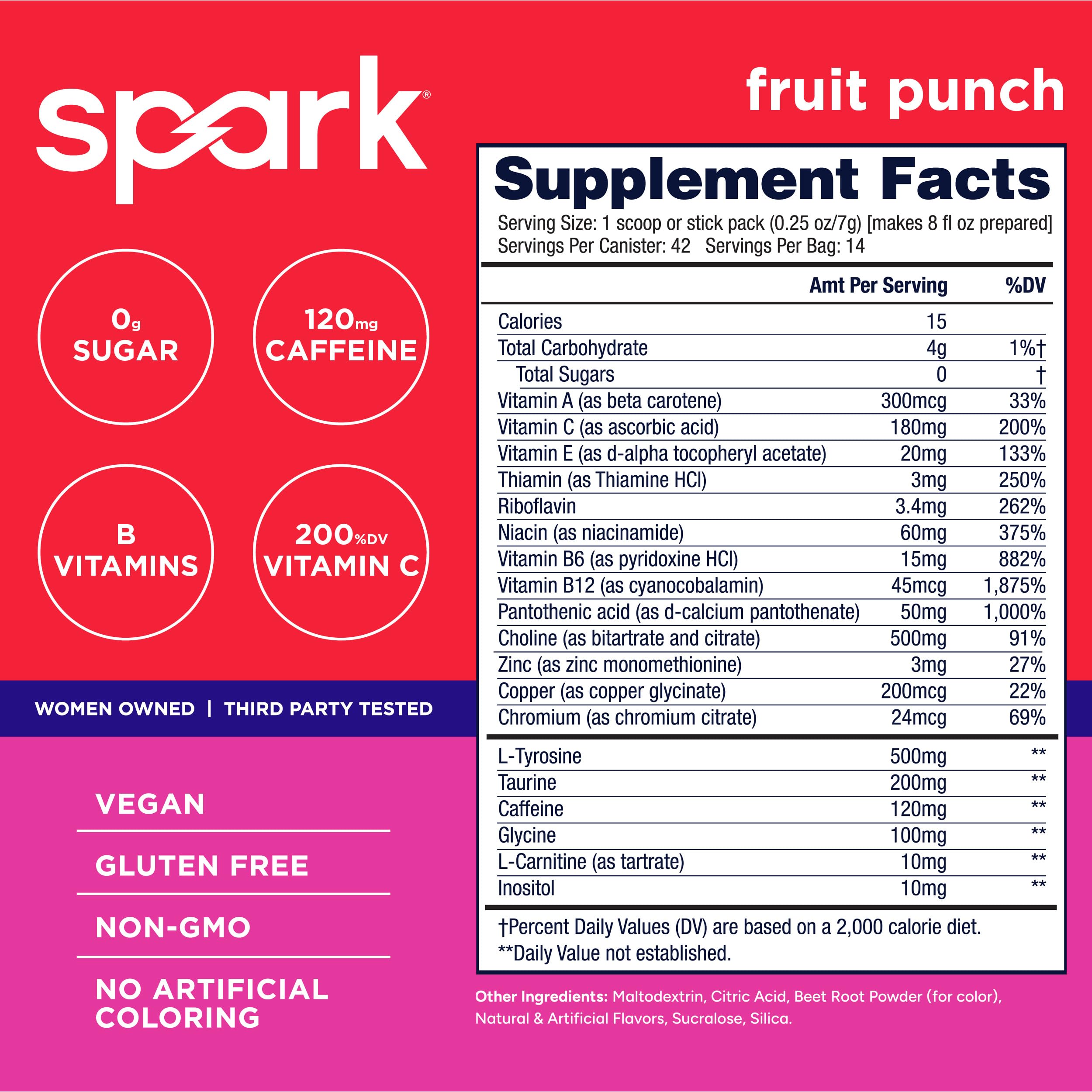 AdvoCare Spark detalle del polvo en stick exhibiendo textura fina y disolución rápida