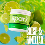 AdvoCare Spark bebida en gimnasio ilustrando energía y enfoque durante entrenamiento