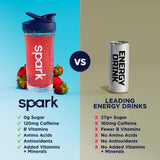 AdvoCare persona activa consumiendo antes del entrenamiento para enfoque