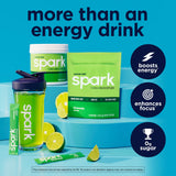 AdvoCare Spark vaso con bebida disuelta listo para beber y aportar energía