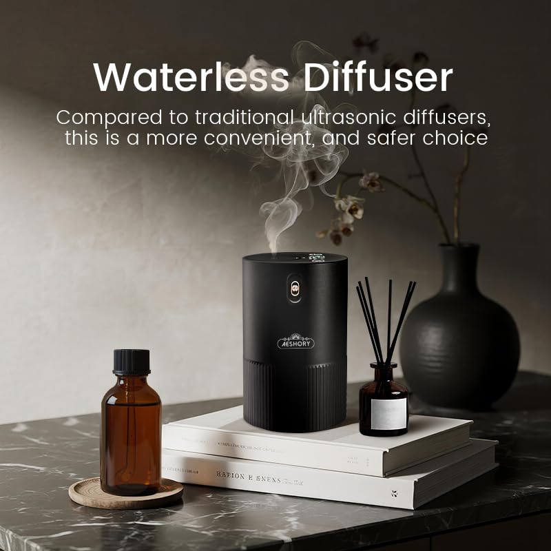 Aeshory en salón moderno aportando aroma y estética discreta
