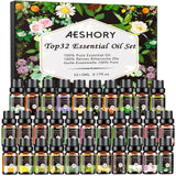 Aeshory estuche frontal con 32 botellas, variedad para regalar