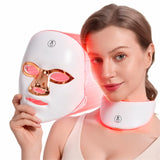 Aesthifae máscara LED frontal mostrando diseño ergonómico y cobertura completa