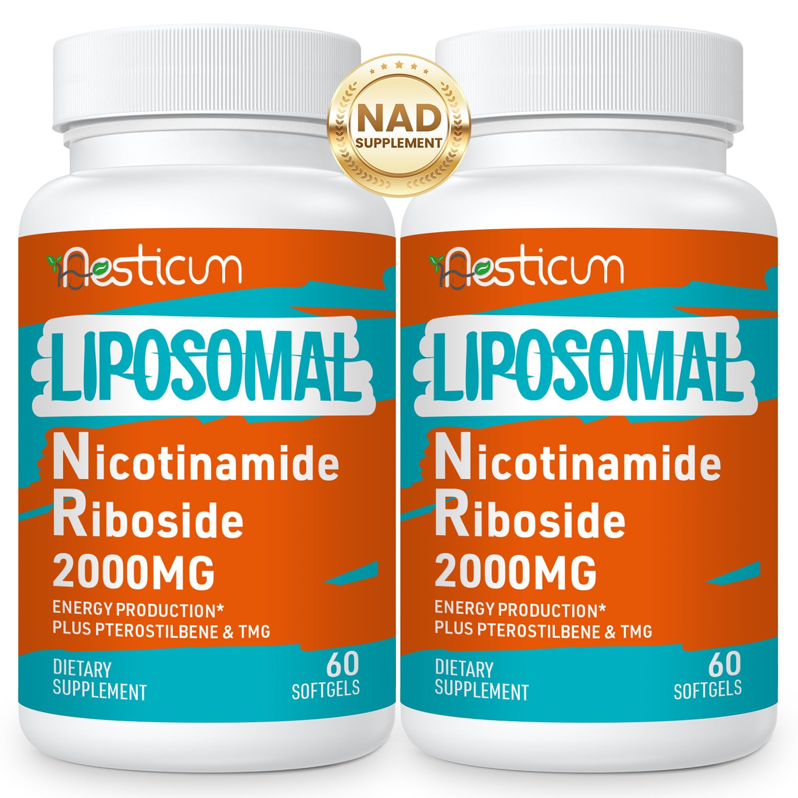 Aesticum envase frontal mostrando 120 softgels y etiqueta clara