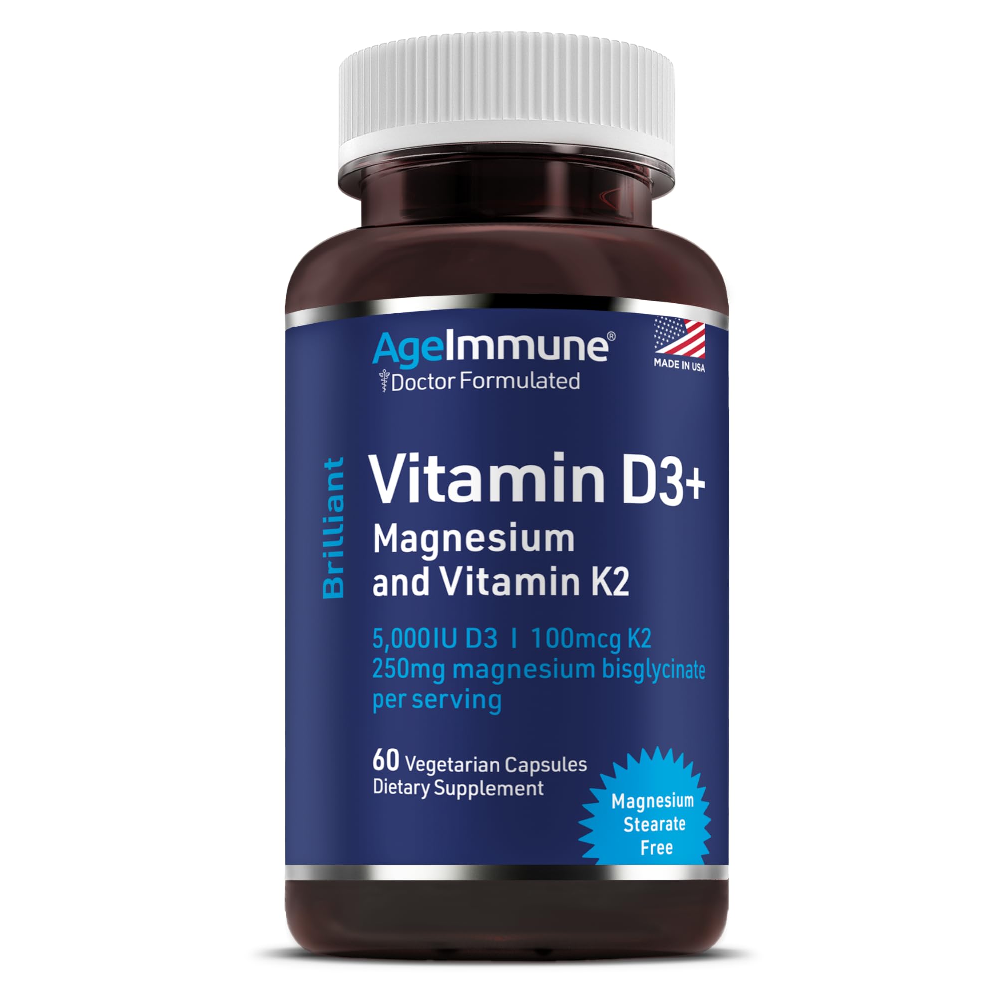 AgeImmune frontal del envase mostrando la formulación y beneficios.