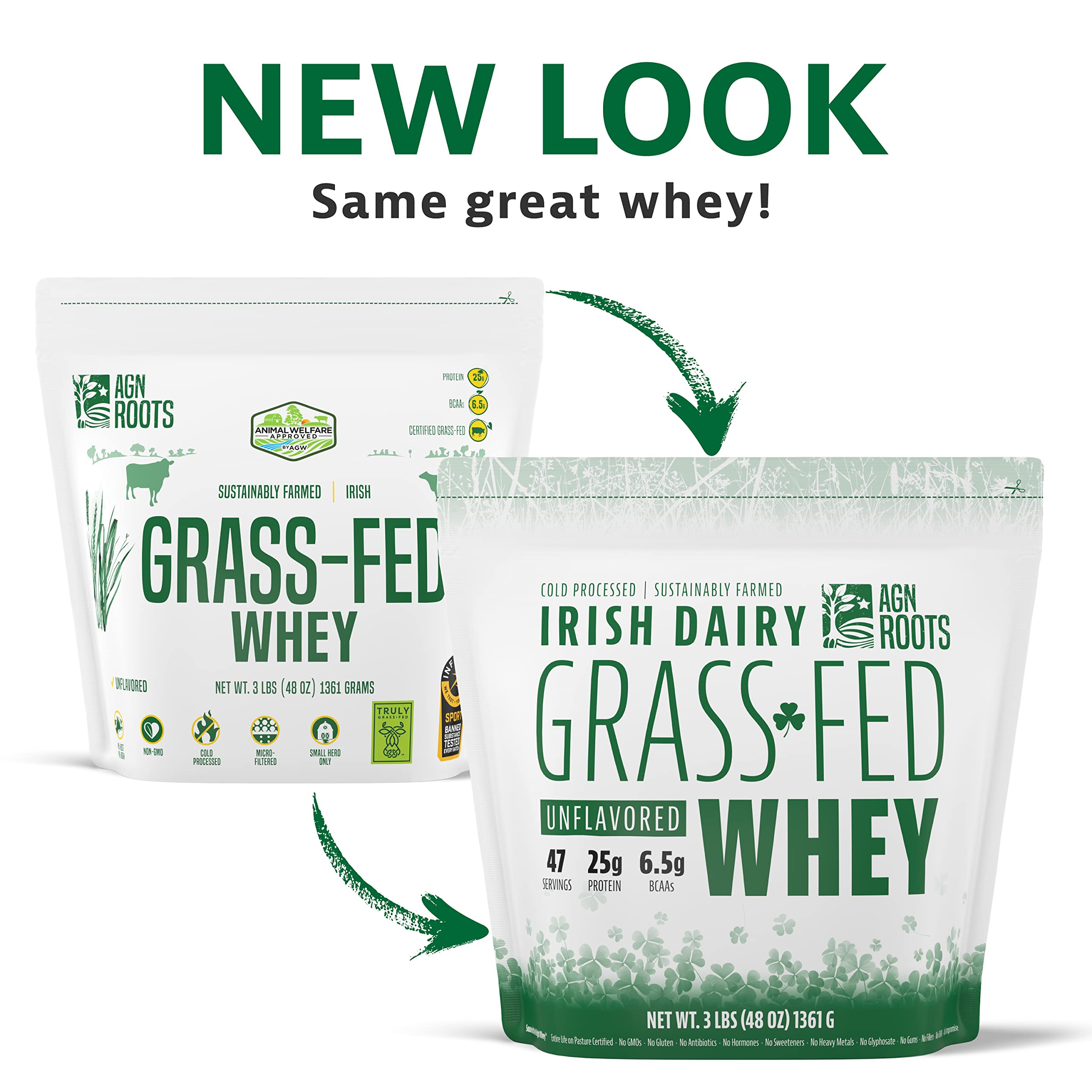 AGN Roots proteína sin sabor integrada en receta alta en proteínas