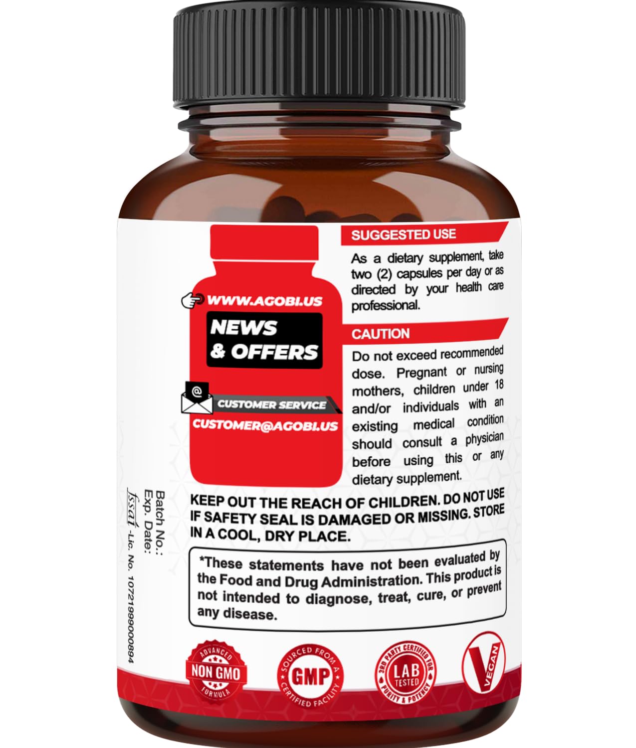 agobi envase junto a ingredientes frescos, subraya origen vegetal y natural
