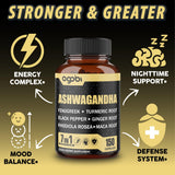 agobi montaje de ingredientes naturales, beneficio mezcla equilibrada de plantas