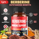 agobi mezcla de ingredientes naturales destacando berberina y cúrcuma