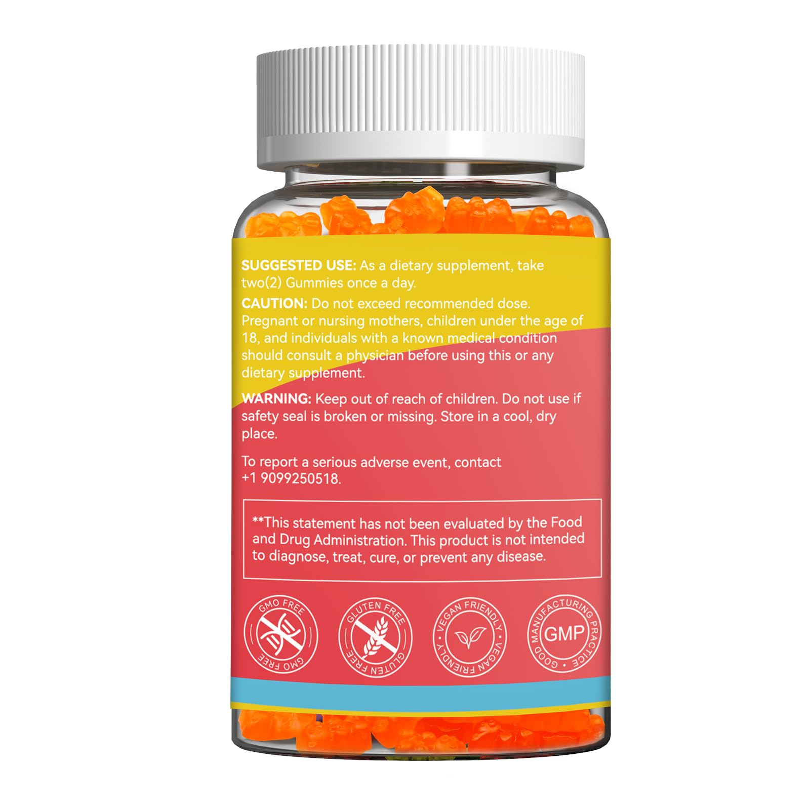 Agumoon etiqueta con lista de ingredientes clara para confianza del consumidor