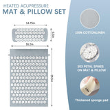 AICNLY almohada con pétalos ofreciendo soporte cervical cómodo