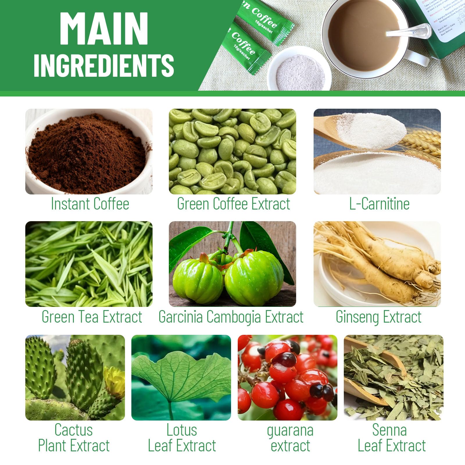 AIHIYO etiqueta con lista de ingredientes y beneficios claros