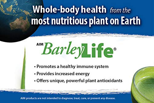 AIM BarleyLife apertura y etiqueta legible indicando ingredientes
