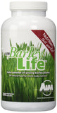 AIM BarleyLife frasco delantero mostrando etiqueta y beneficio práctico