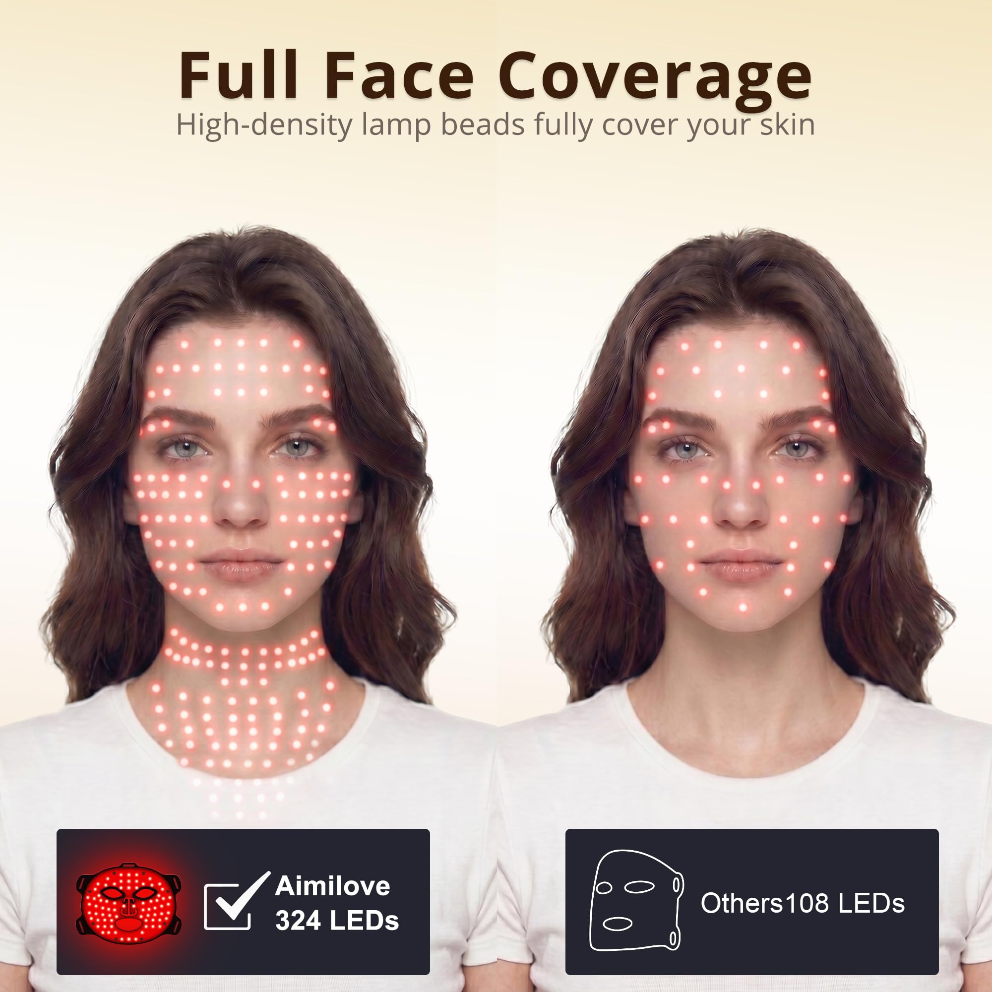 Aimilove textura de silicona suave que aporta comodidad y adaptación al rostro