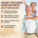 AIQIUSHA etiqueta de ingredientes con información de nattokinasa y CoQ10