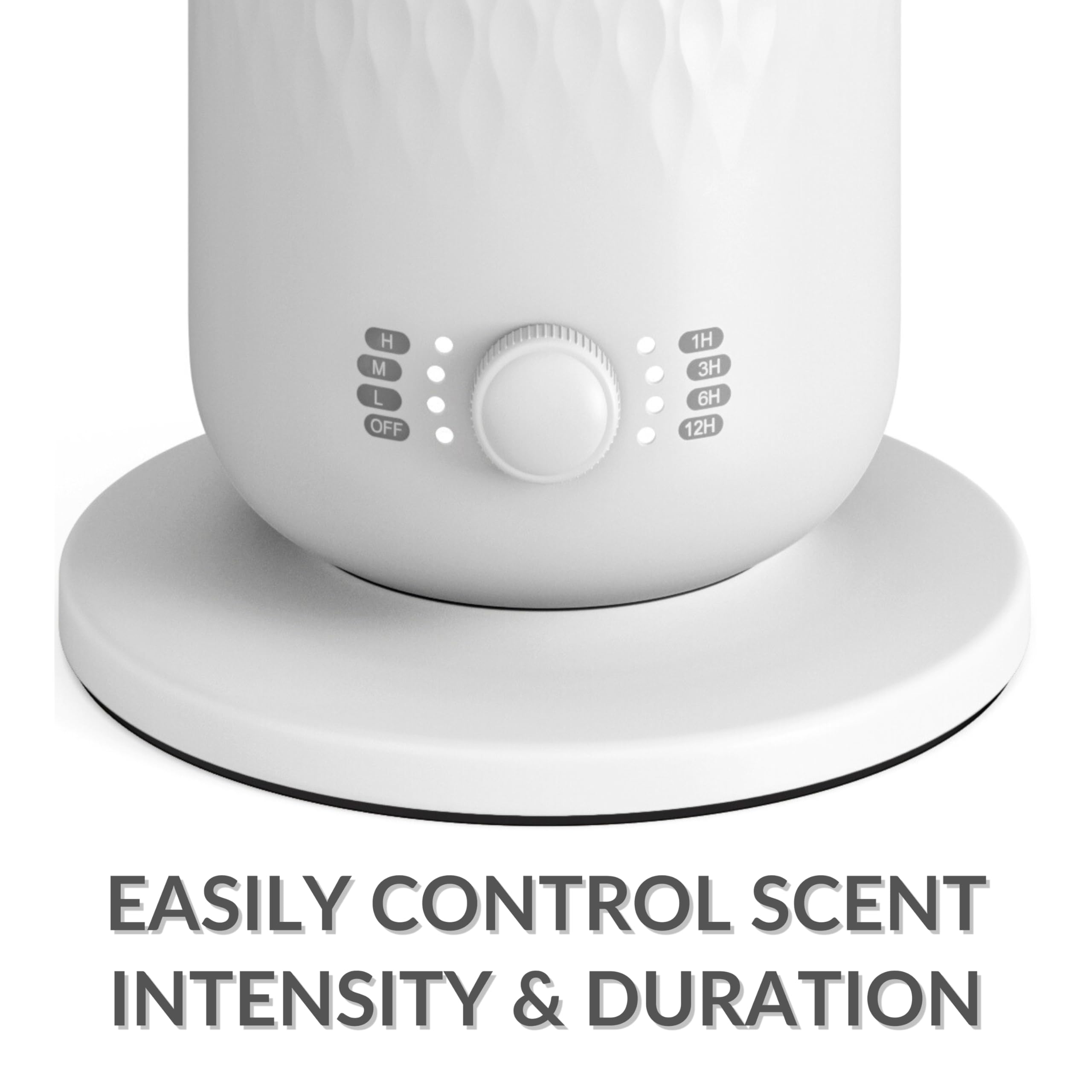 Air-Scent difusor en uso en sala creando ambiente aromático silencioso