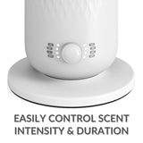 Air-Scent difusor en uso en sala creando ambiente aromático silencioso