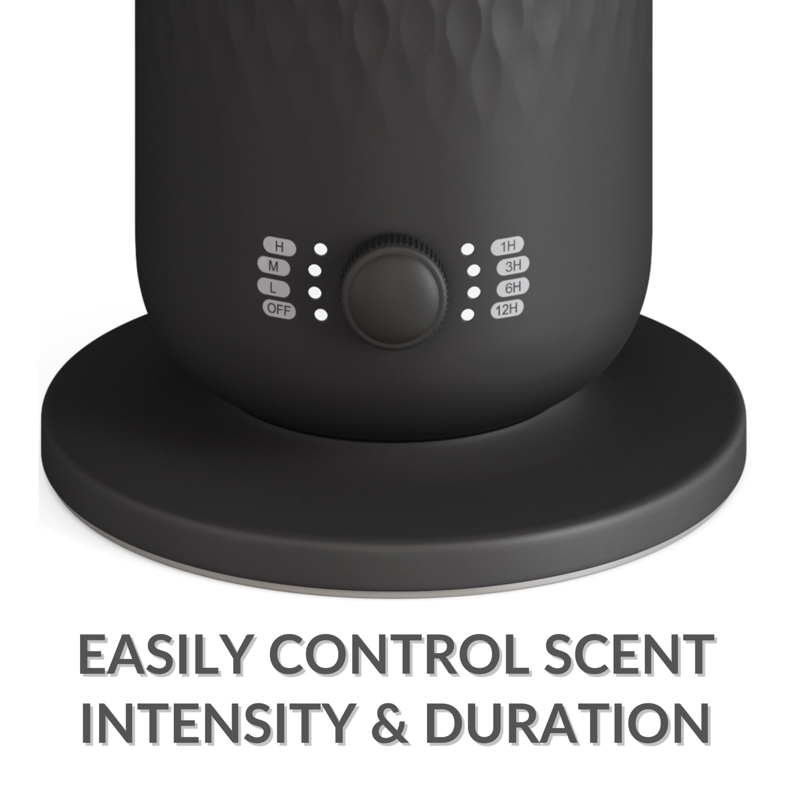 Air-Scent en uso sobre escritorio creando ambiente silencioso