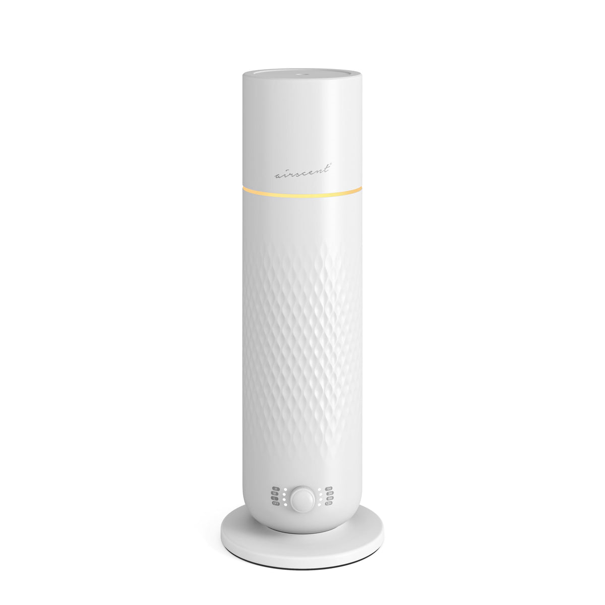 Air-Scent imagen frontal del difusor mostrando diseño elegante y beneficio ambientador