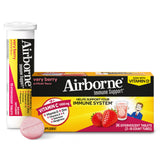 Airborne caja front Very Berry mostrando la presentación y beneficio práctico