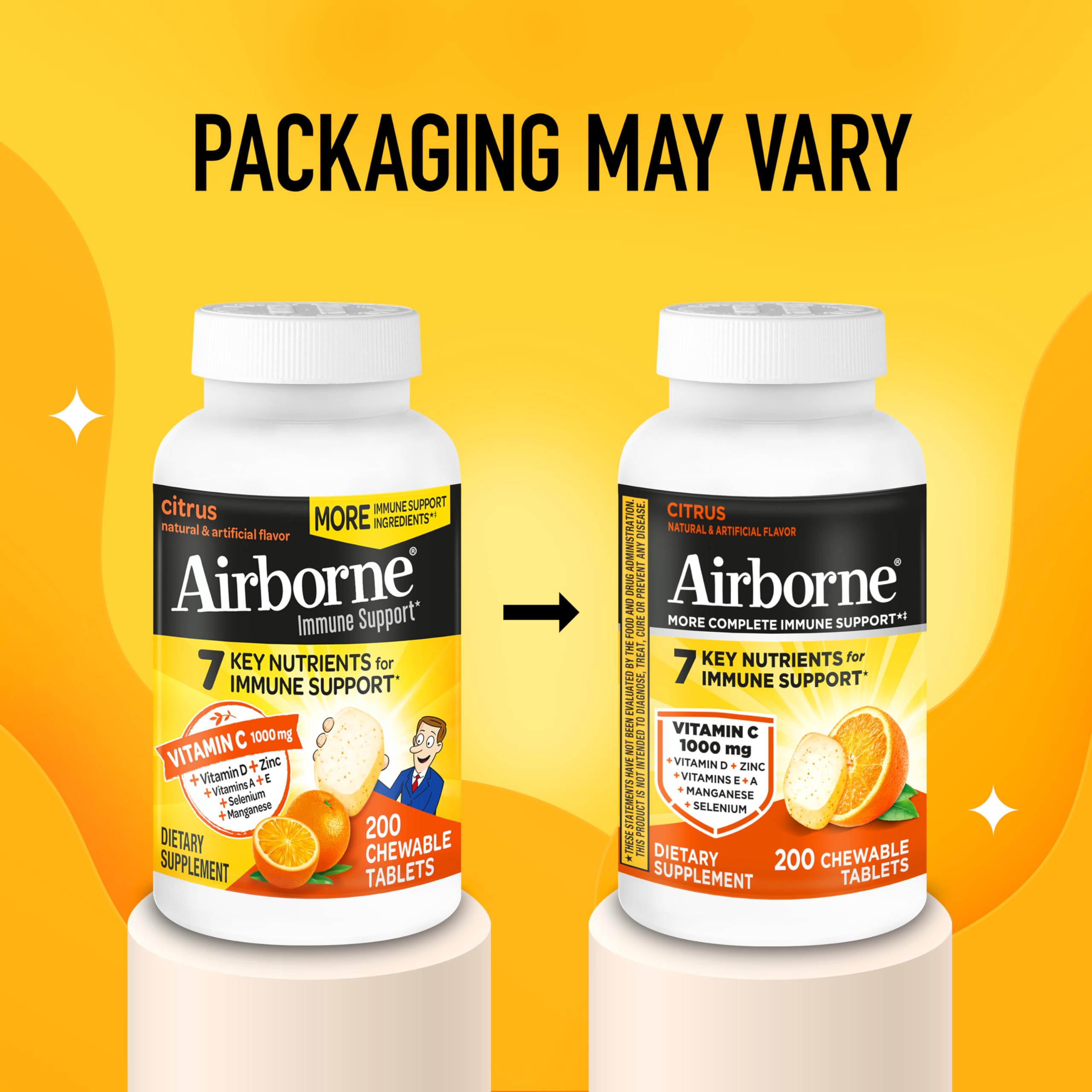 Airborne tabletas en bolso de viaje, opción portátil sin agua