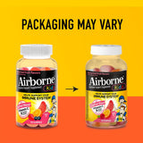 Airborne ingredientes naturales como equinácea y jengibre visualizados