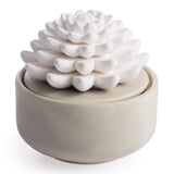 Airomé difusor frontal blanco mostrando diseño elegante y estética calmante