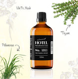 Air-Scent comparación de tamaño 120 mL en mano para referencia práctica