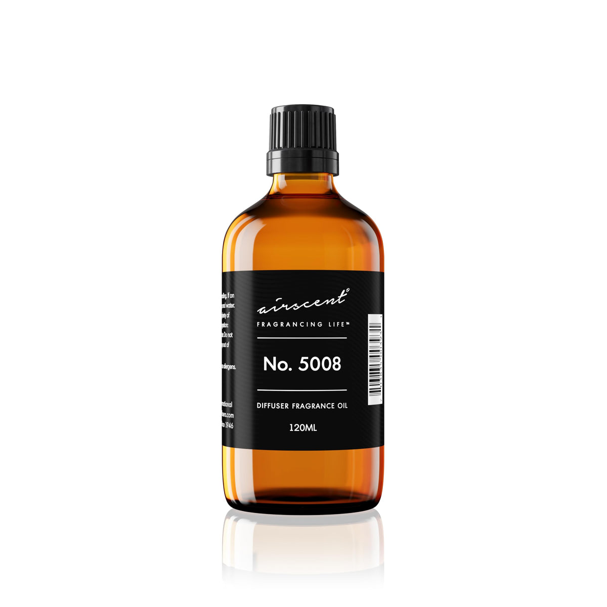 Air-Scent botella frontal No.5008 mostrando etiqueta y volumen, aroma sofisticado