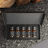 AirScent gota de aceite sobre blanco, muestra la textura y concentración aromática