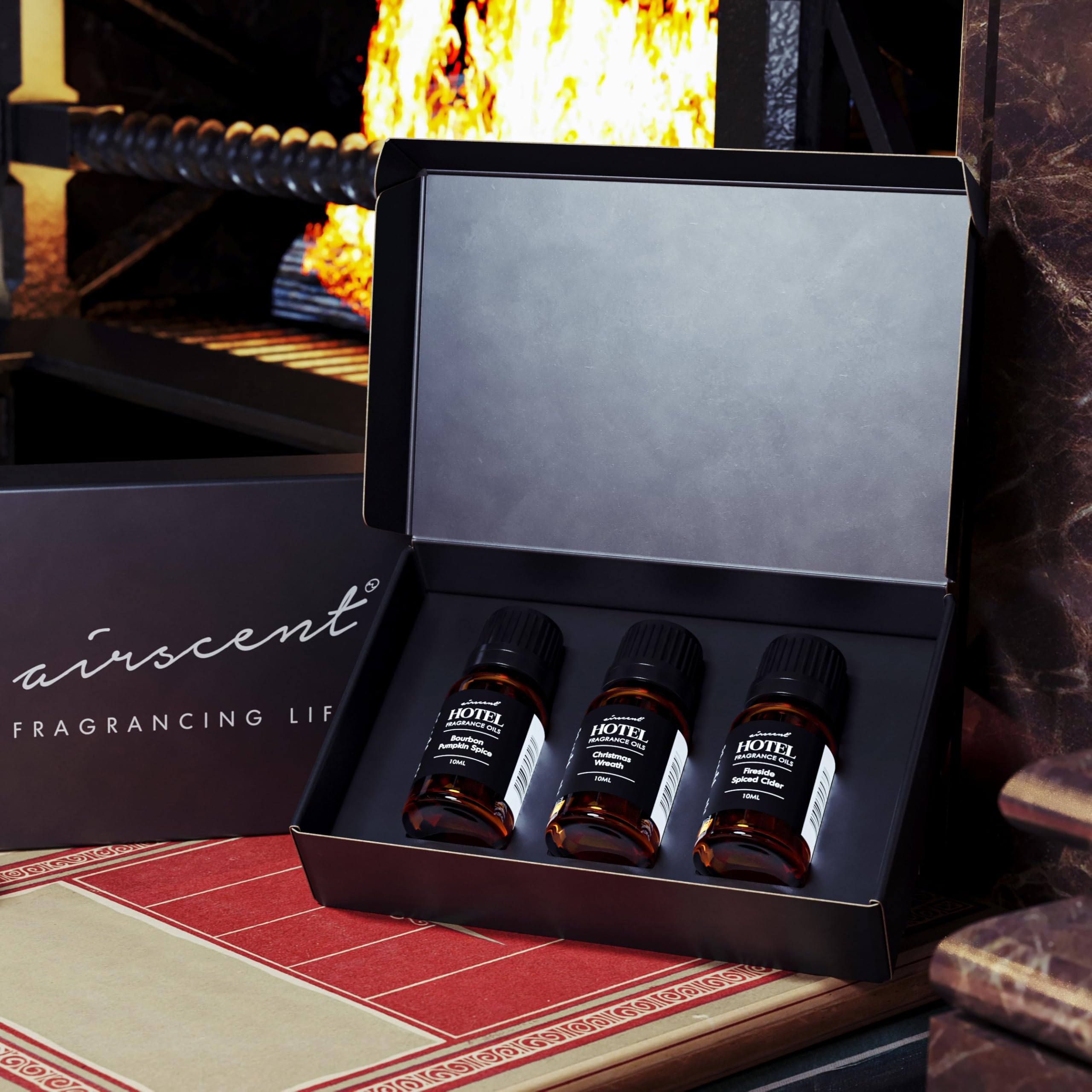Air-Scent velas artesanales perfumadas usando los aceites del set
