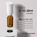 Airversa AN6 comparado con un teléfono para mostrar escala y portabilidad