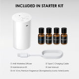 Airversa AN8 cuatro frascos 10 mL incluidos con aromas inspirados en hoteles