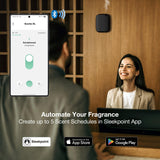 Airversa ANW-Black pantalla de app Sleekpoint con controles y programación