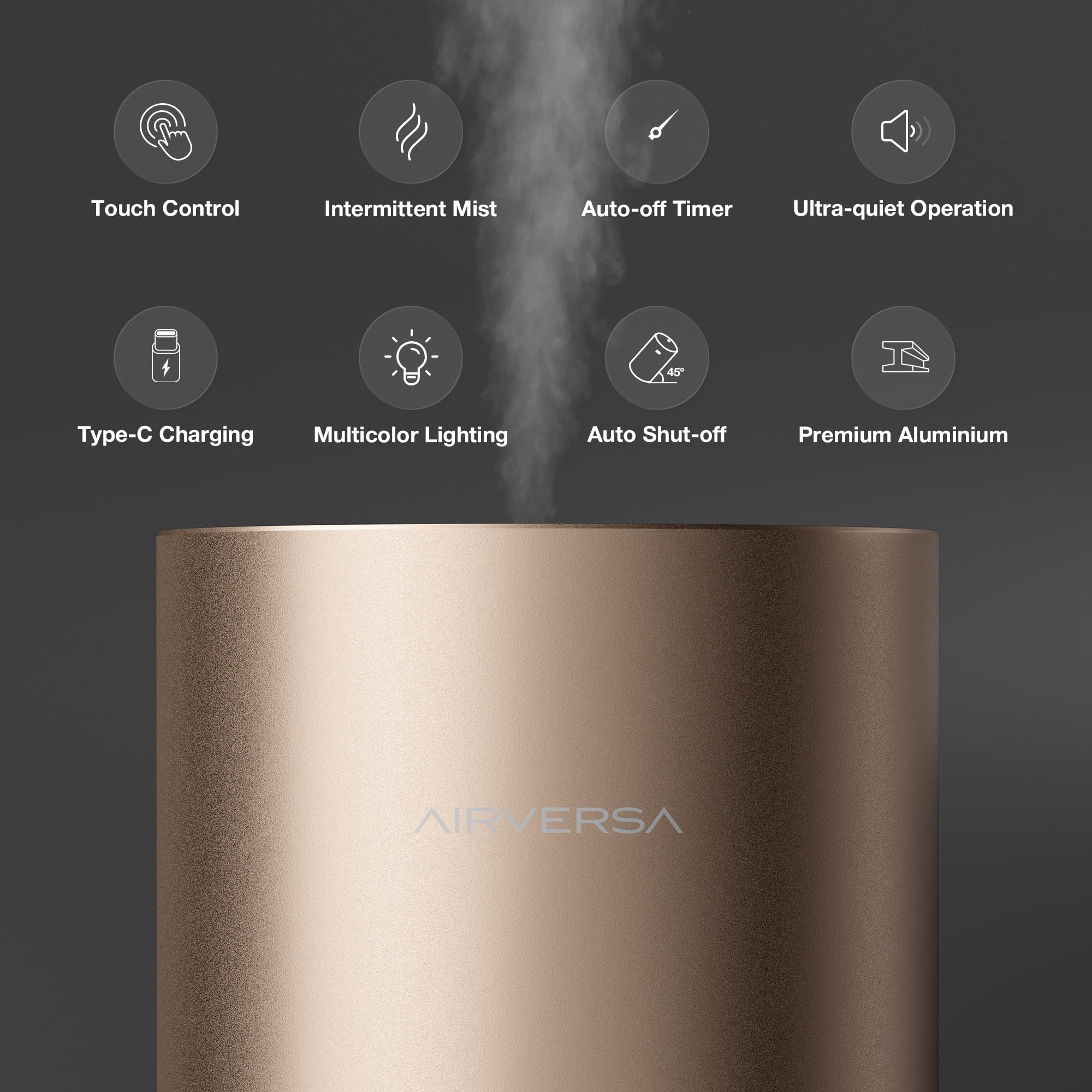 Airversa luces LED ambientales en varios colores para atmósfera personalizable