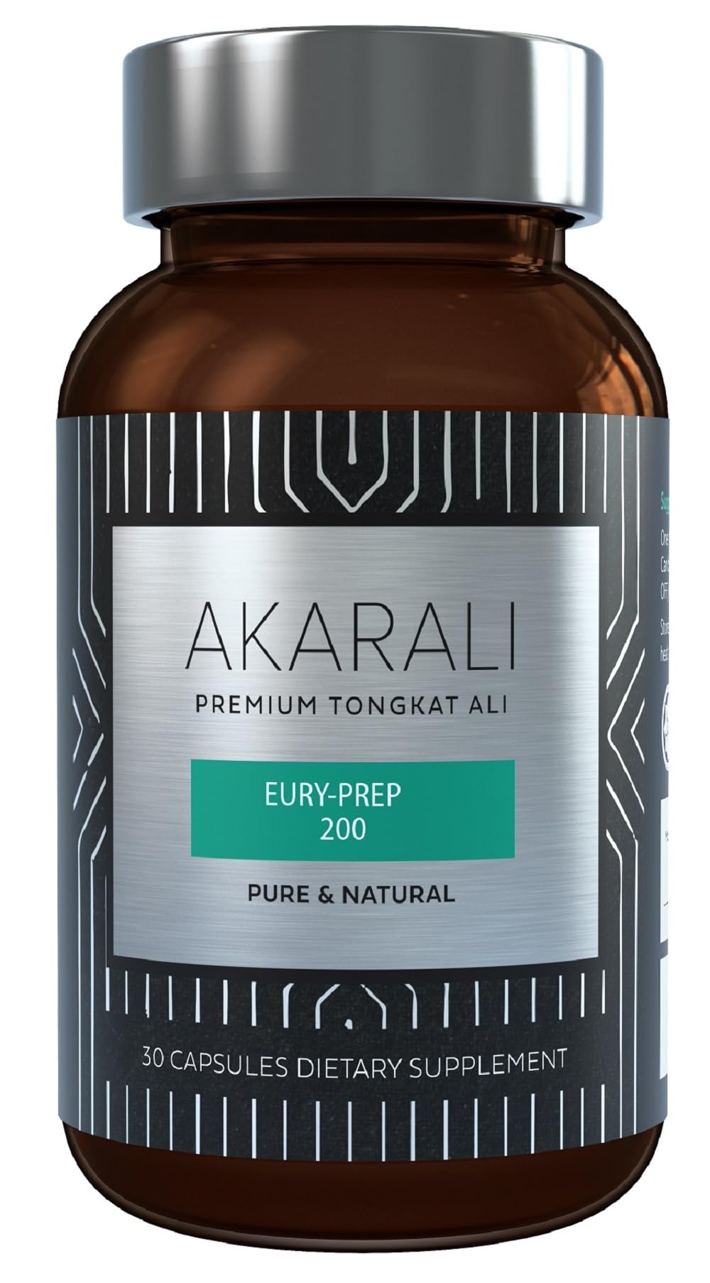 AKARALI frontal del empaque mostrando sello Physta y beneficios claros