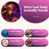 Akasha Superfoods polvo disuelto demostrando textura suave y disolución rápida
