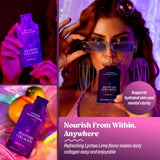 Akasha Superfoods uso en viaje bolso y botella para rutina diaria sin complicaciones