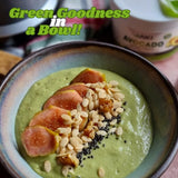 AKI ORGANIC polvo de aguacate espolvoreado en yogur para más cremosidad