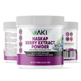 AKI ORGANIC detalle de la etiqueta con información de vitamina C y polifenoles