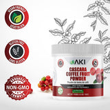 AKI ORGANIC cáscaras de café y polvo para origen sostenible