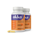 AKKA frente del frasco mostrando diseño y etiquetado, claridad de ingredientes