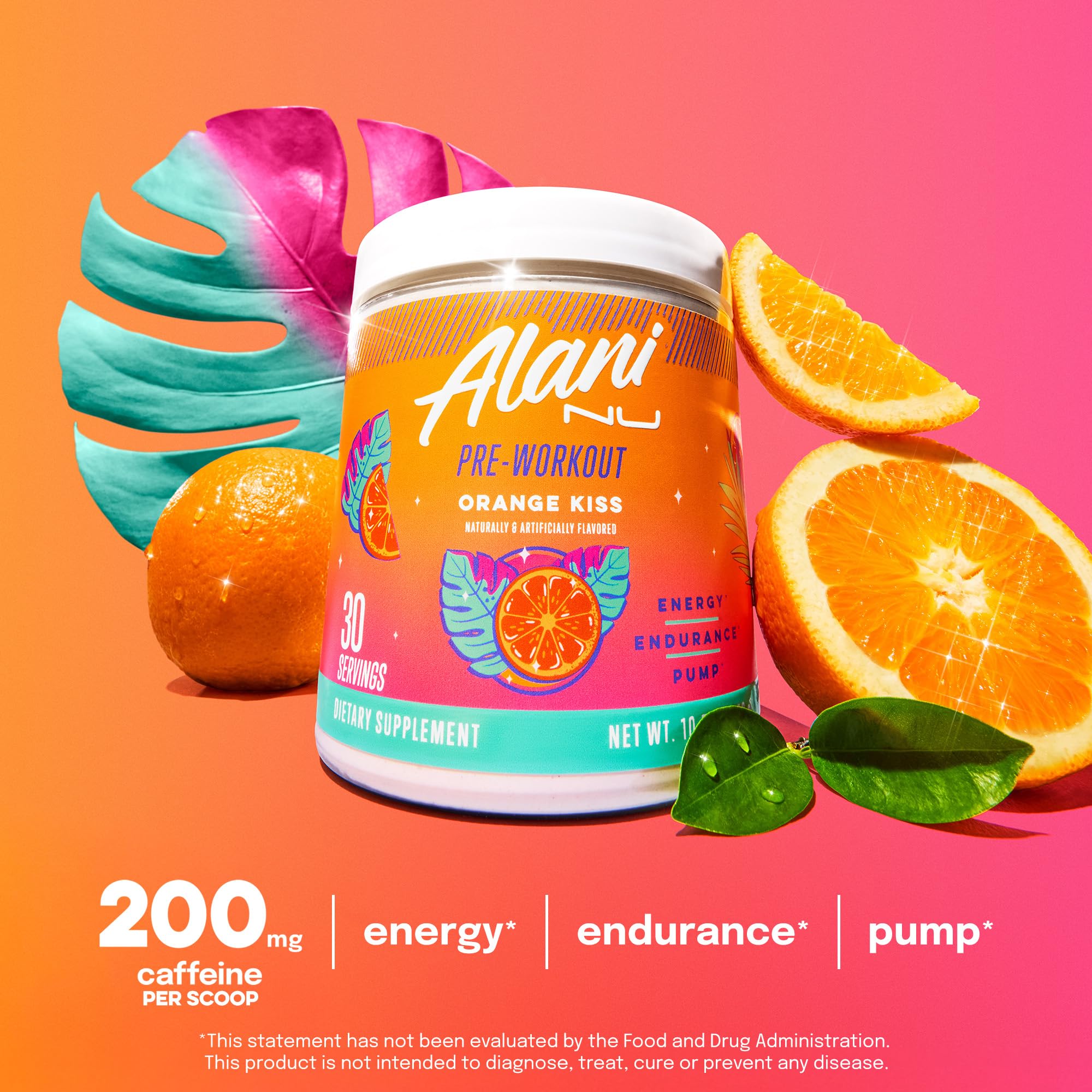 Alani Nu envase abierto visto desde arriba, fácil de medir y preparar