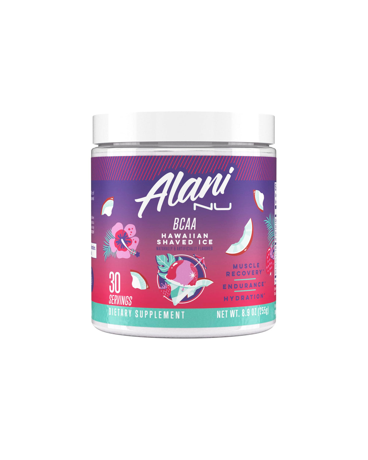 Alani Nu frente del envase mostrando el diseño y beneficio refrescante