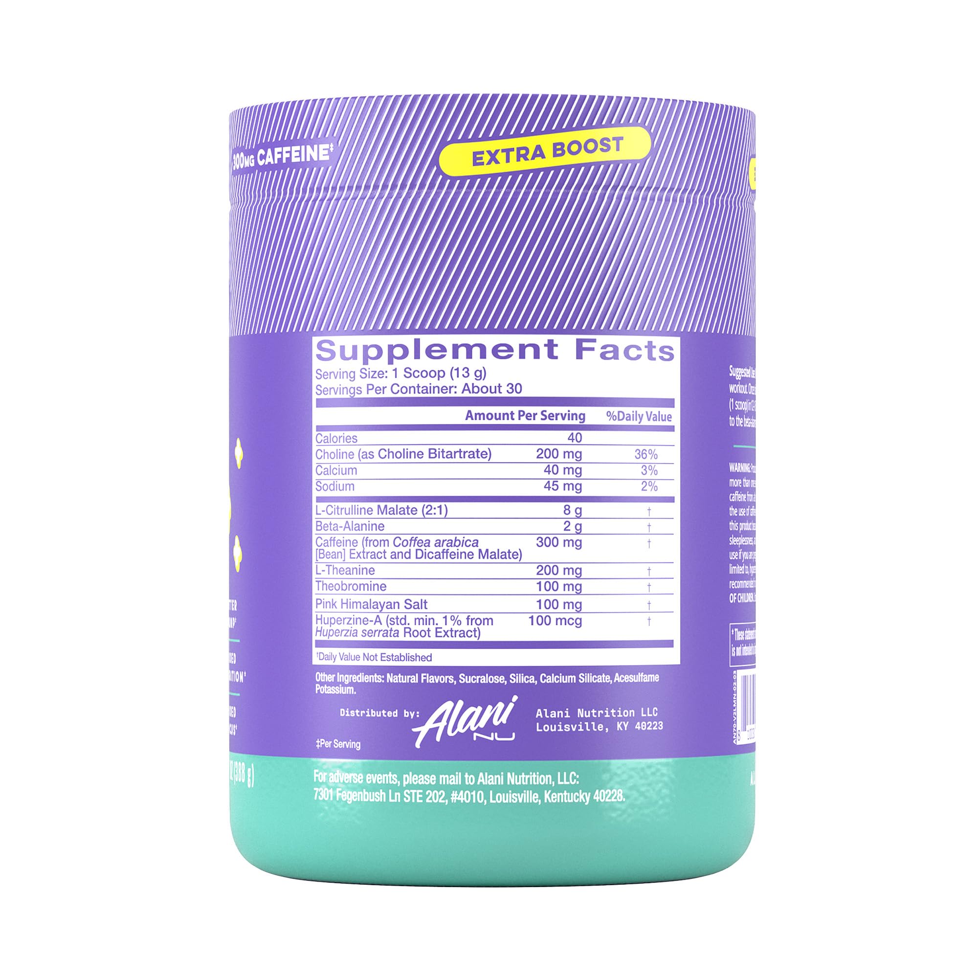 Alani Nu vaso preparado Frozen Lemonade, bebida refrescante antes del ejercicio
