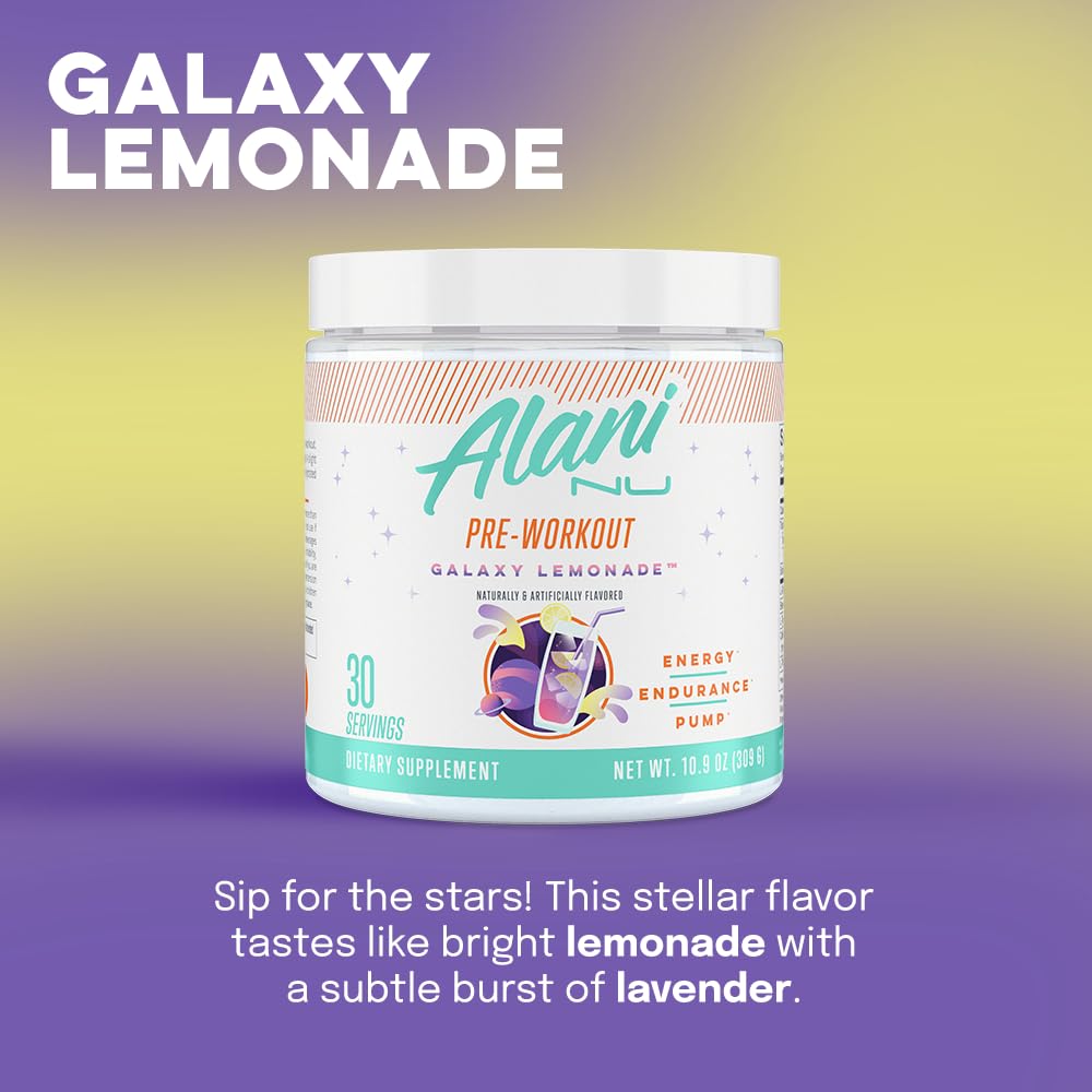 Alani Nu lista de ingredientes clave L-teanina y beta-alanina para resistencia