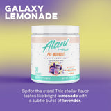 Alani Nu lista de ingredientes clave L-teanina y beta-alanina para resistencia